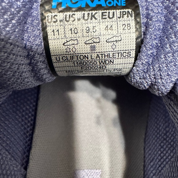 Hoka One One Clifton Athletics Shoes - Lavender - Picture 8 of 12